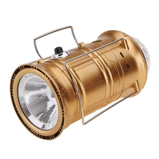 Аккумуляторный фонари на солнечной батарее 3 в1 RGB SX-6888T / Кемпинговый фонарь / Ручной фонарь (2013022)