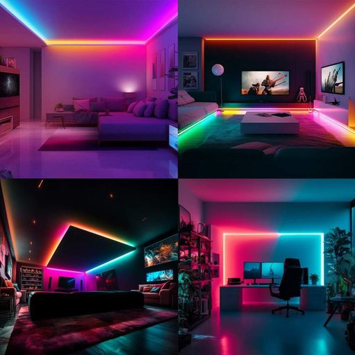 Неоновая RGB лента 5м LED NEON multi with function / Светодиодная лед лента / Светодиодная лента для декорации (2013036)