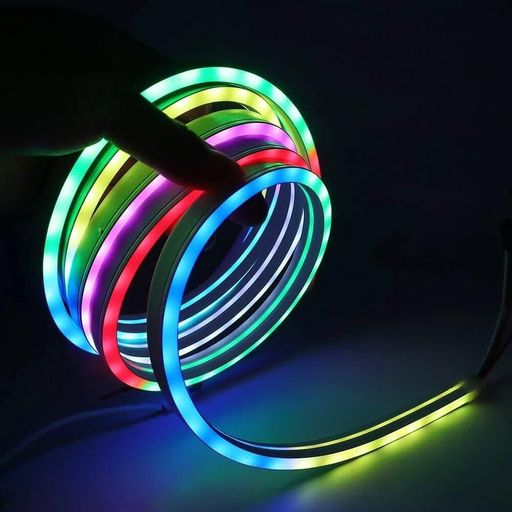 Неоновая RGB лента 5м LED NEON multi with function / Светодиодная лед лента / Светодиодная лента для декорации (2013036)