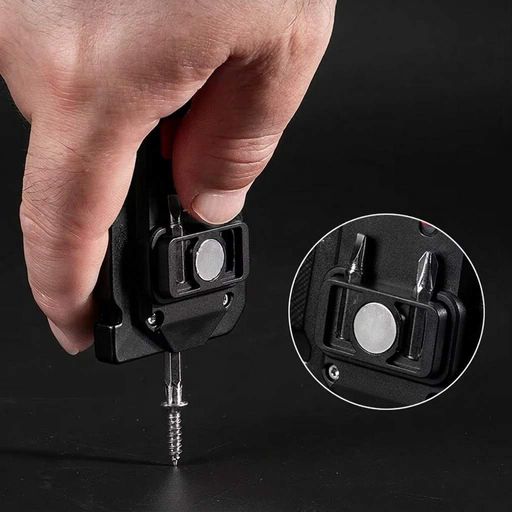 Мини фонарь брелок с USB и карабином, 8 LED, Черный / Портативный светодиодный фонарик на ключи (2013037)