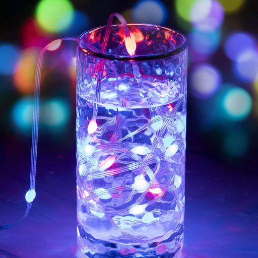 Умная светодиодная гирлянда 5 м, от USB + пульт, 5050 RGB / Новогодняя лед лента с приложением на телефон (2013097)