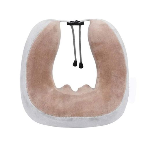 Массажная подушка для шеи с памятью, от батареек Vibration Pillow / Массажер / Подушка массажная (2013116)