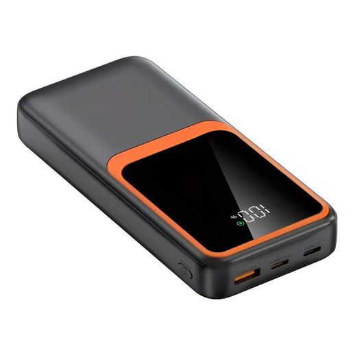 Повербанк на 20000mAh, 22,5W (1xUSB, 2хType-C), Черный / Power Bank для телефона / Павербанк / Внешний аккумулятор (2013123)