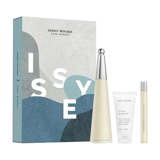Парфумований жіночий набір Issey Miyake L'Eau D'Issey (туалетна вода, 100 мл + туалетна вода, 10 мл + лосьйон для тіла, 50 мл)