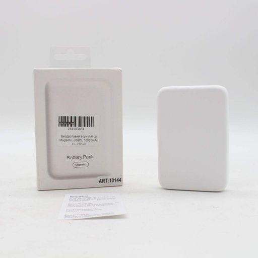 Внешний беспроводной аккумулятор MagSafe, USBC, 10000mAh / Магнитный павербанк / Павербанк беспроводной (2013265)