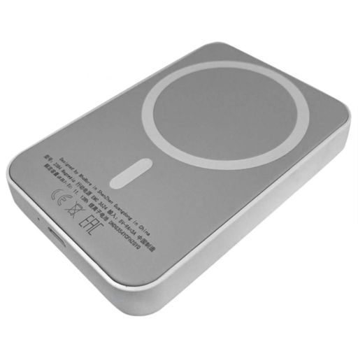 Внешний беспроводной аккумулятор MagSafe, USBC, 10000mAh / Магнитный павербанк / Павербанк беспроводной (2013265)