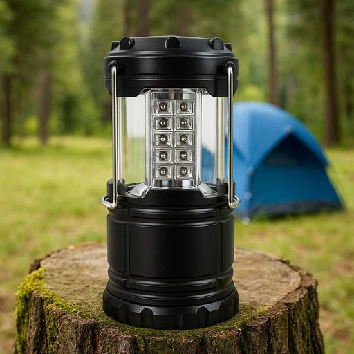 Кемпинговый фонарь на батарейках 30LED, 3Вт, Powe Line / Светодиодный фонарь для кемпинга / Подвесная лампа кемпинговая (2013283)