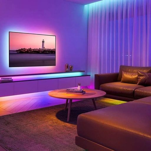 Светодиодная лента 10м, от USB, Bluetooth + пульт, BL-5V-USB / Многоцветная LED лента / Лед лента / Подсветка в комнату (2013289)
