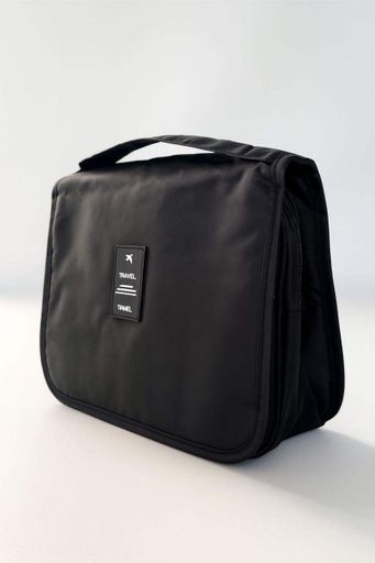 Подвесная косметичка органайзер Travel bag ⬩ дорожный кейс ⬩ чёрная (2013334)