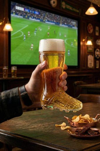 Пивний бокал Сапог / Бутца ⬩ Football Boot Oberglas ⬩ 300 мл ⬩ прозорий (2013395)