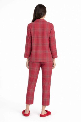 Пижама женская в клетку Royal Red Bonntee красный (2013589)