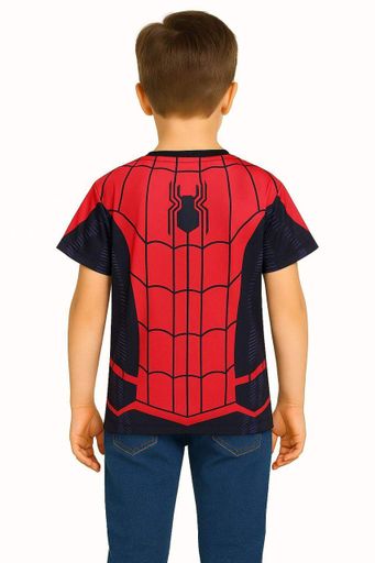 Рашгард с коротким рукавом ⬩ спортивный ⬩ Человек Паук Spider Jeccordi ⬩ красный (2013595)