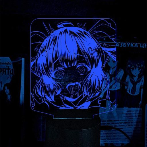 Світильник-нічник Bioworld Ahegao USB Різнокольоровий (28056) (2013720)
