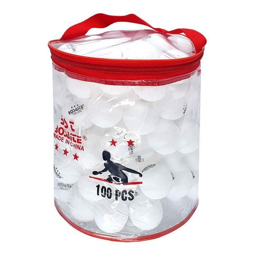 Мячи для настольного тенниса MS 2201-1(White) 100 штук, 40 мм Bambi (2013786)