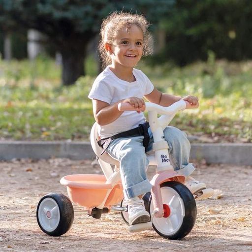 Велосипед трехколесный Smoby Be Move 2 в 1 с родительской ручкой Розовая жемчужина (7600740339) (2013938)