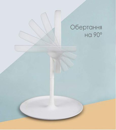 LED Зеркало для макияжа на аккумуляторе (3 режима) с подсветкой косметическое настольное (2014104)