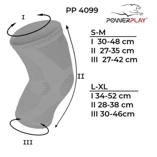 Наколенники спортивные (PP-4099) PowerPlay S/M CL0071158 (2014212)