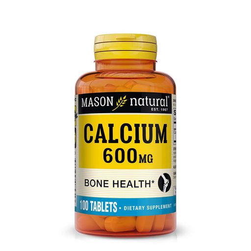Витамины и минералы Calcium 600 mg, 100 таблеток Mason Natural CL0152747 (2014255)