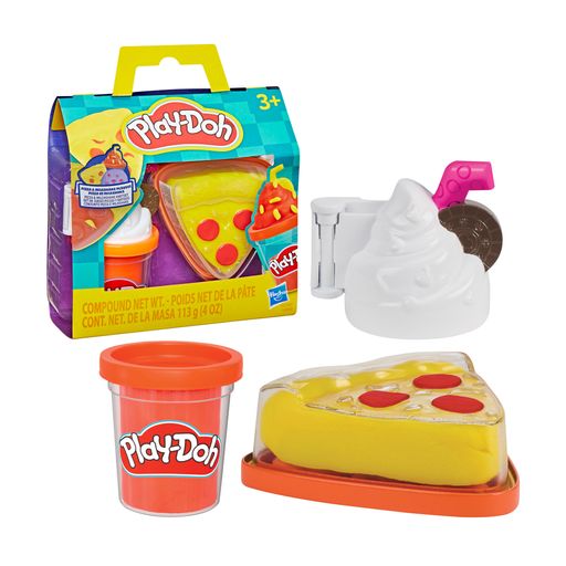 Набор для лепки Play-Doh Treats To Go Pizza & Milkshake, от 3 лет, 3 детали (G3185)