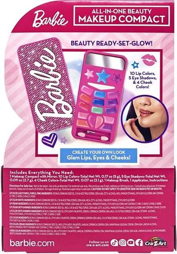 Набір дитячої косметики Barbie All in One Beauty Makeup Compact Cra-Z-Art CL0164517 (2014698)