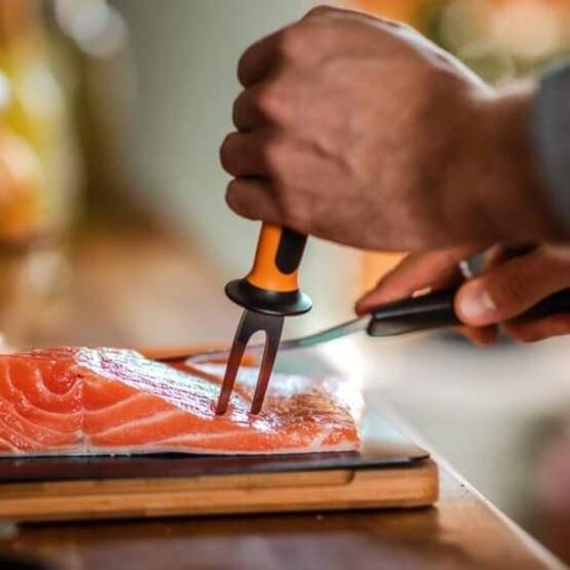 Вилка для рыбы Functional Form, 19см, нержавеющая сталь, пластик, черный FISKARS CL0168359 (2014743)