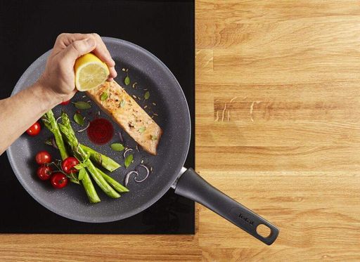 Сковорода ВОК Healthy Chef, 28см, алюміній, сірий Tefal CL0168186 (2014756)