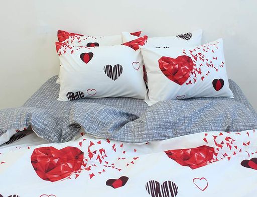 Комплект постельного белья с компаньоном (R7634) 2-спальный TAG tekstil CL0113135 (2015377)