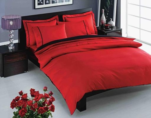 Постельное белье Prestige Red Евро Tac CL0123951 (2016209)