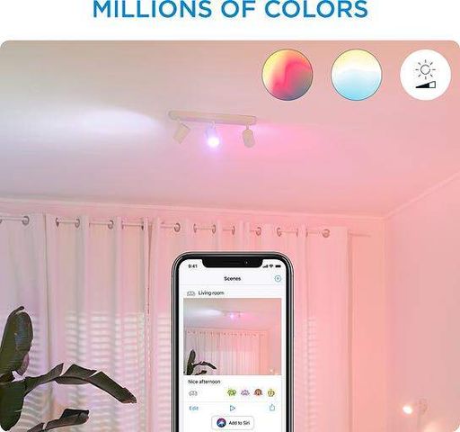 Светильник точечный накладной умный IMAGEO Spots, 3х5W, 2200-6500K, RGB, Wi-Fi, белый WiZ CL0165581 (2016344)