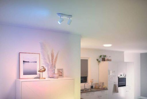 Светильник точечный накладной умный IMAGEO Spots, 2х5W, 2200-6500K, RGB, Wi-Fi, белый WiZ CL0165602 (2016349)