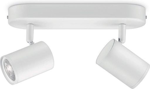 Светильник точечный накладной умный IMAGEO Spots, 2х5W, 2200-6500K, RGB, Wi-Fi, белый WiZ CL0165602 (2016349)