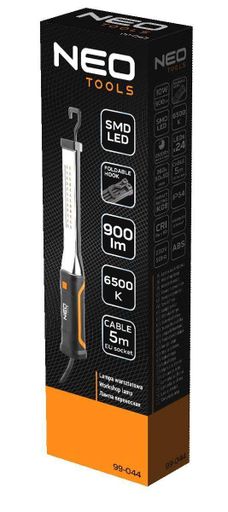 Фонарь инспекционный , 220В, 900лм, 10Вт, кабель 5м Neo Tools CL0165941 (2016365)