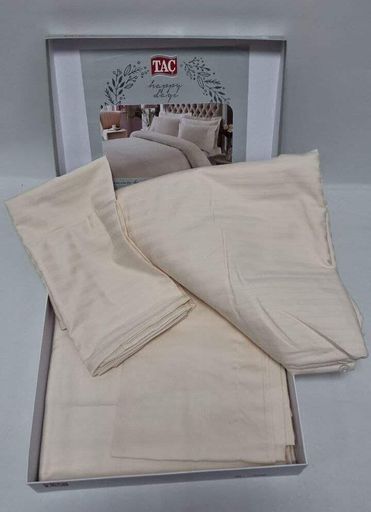 Постельное белье Premium Basic Cream 2-спальный Tac CL0123941 (2016385)