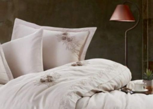 Постельное белье Safir Beige с кружевом. Евро Dantela Vita CL0123980 (2016500)