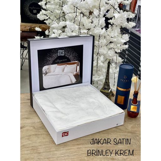 Постельное белье Brinley Cream Евро Tac CL0042077 (2016900)