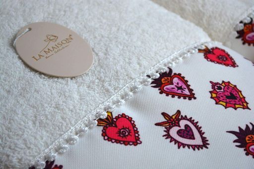 Подарочный набор полотенец с духами La Maison 30х50см+50х90см+70х140см CL0054331 (2017377)