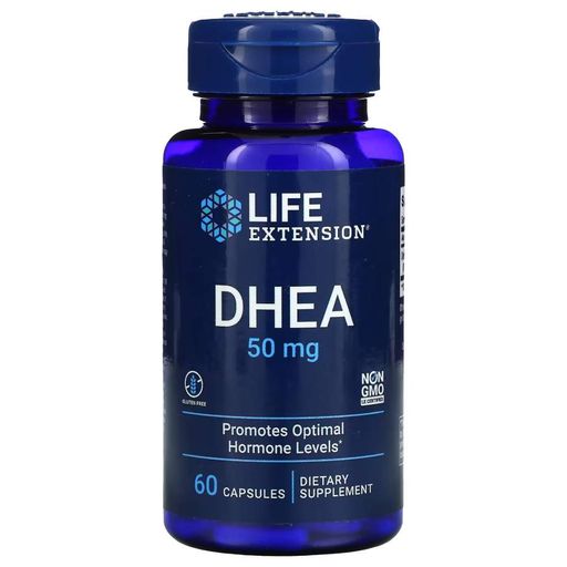 Стимулятор тестостерона DHEA 50 mg, 60 вегакапсул Life Extension CL0140319 (2017845)
