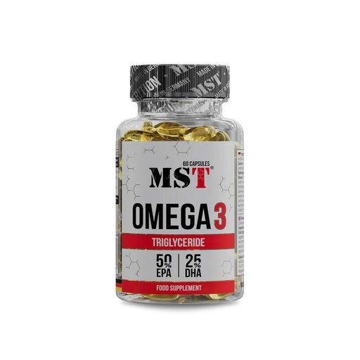 Жирные кислоты Omega 3 Triglyceride 75%, 60 капсул MST CL0146412 (2018014)