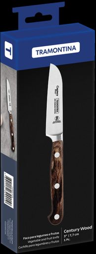 Нож для овощей Century Wood, 76 мм TRAMONTINA CL0174234 (2018416)