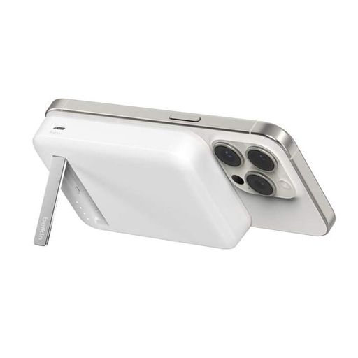 Аккумулятор портативный литий-ионный Power Bank 10000мА·ч, 15Вт, Magnetic Qi2, белый Belkin CL0163428 (2018423)