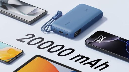 Power Bank 20000мА·ч, 20Вт, синий Belkin CL0179616 (2018487)
