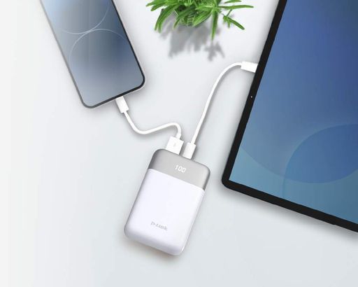 Power Bank 10000мА*ч 18Вт, белый D-Link CL0179620 (2018491)