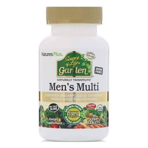 Аминокислота Source of Life Mens Once Daily Multi, 90 таблеток Natures Plus CL0187443 (2018497)