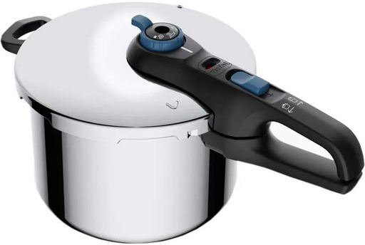 Скороварка Secure Trendy, 6л, с паровой корзинкой, нержавеющая сталь, пластик Tefal CL0168458 (2018514)