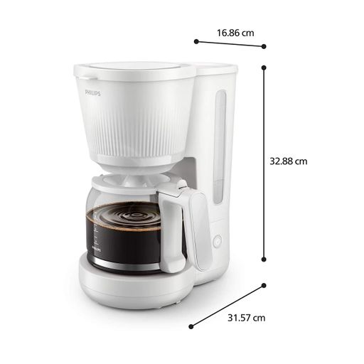 Кофеварка капельная 3000 Series, 1.38л, молотая, поддержка температуры, белый PHILIPS CL0170609 (2018519)