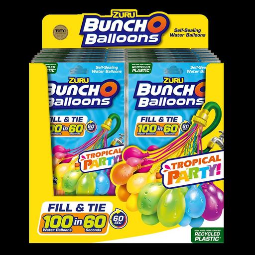 Игровой набор Водные шарики Тропик 100шт/уп BUNCH O BALLOONS CL0183800 (2018573)