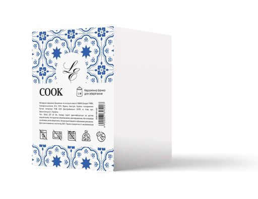 Банка COOK 1.9 л/белая в уп. LIMITED EDITION CL0183915 (2018631)