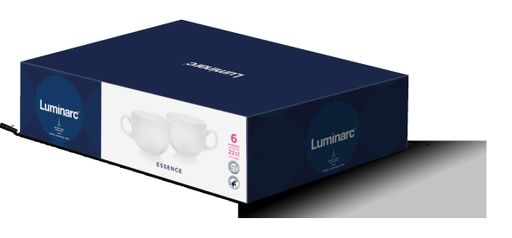 Набор чашек Essence White, 6х220 мл Luminarc CL0183962 (2018691)