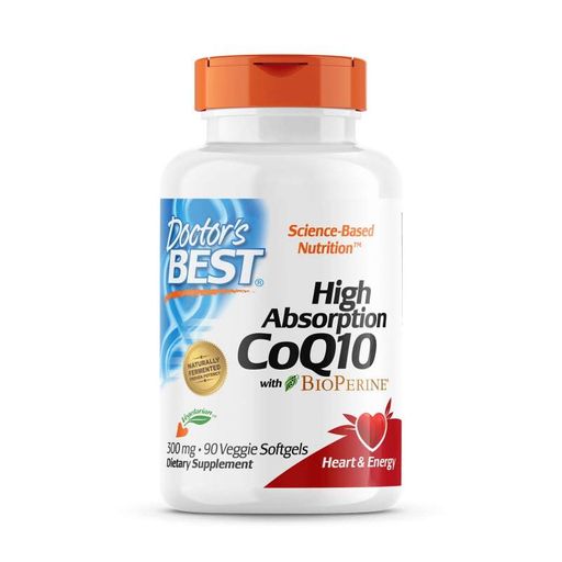 Натуральная добавка CoQ10 BioPerine 300 mg, 90 гелевых вегакапсул Doctor's Best CL0152132 (2018699)