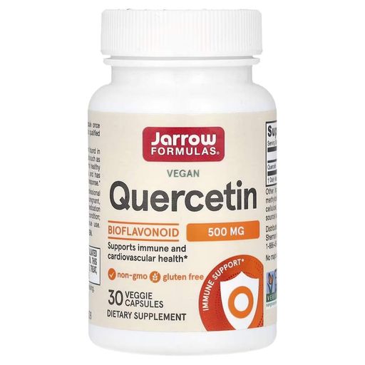 Натуральная добавка Quercetin 500 mg, 30 вегакапсул Jarrow Formulas CL0152232 (2018701)